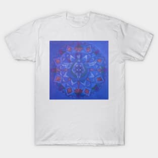 Third eye chakra angel free-hand mandala T-Shirt